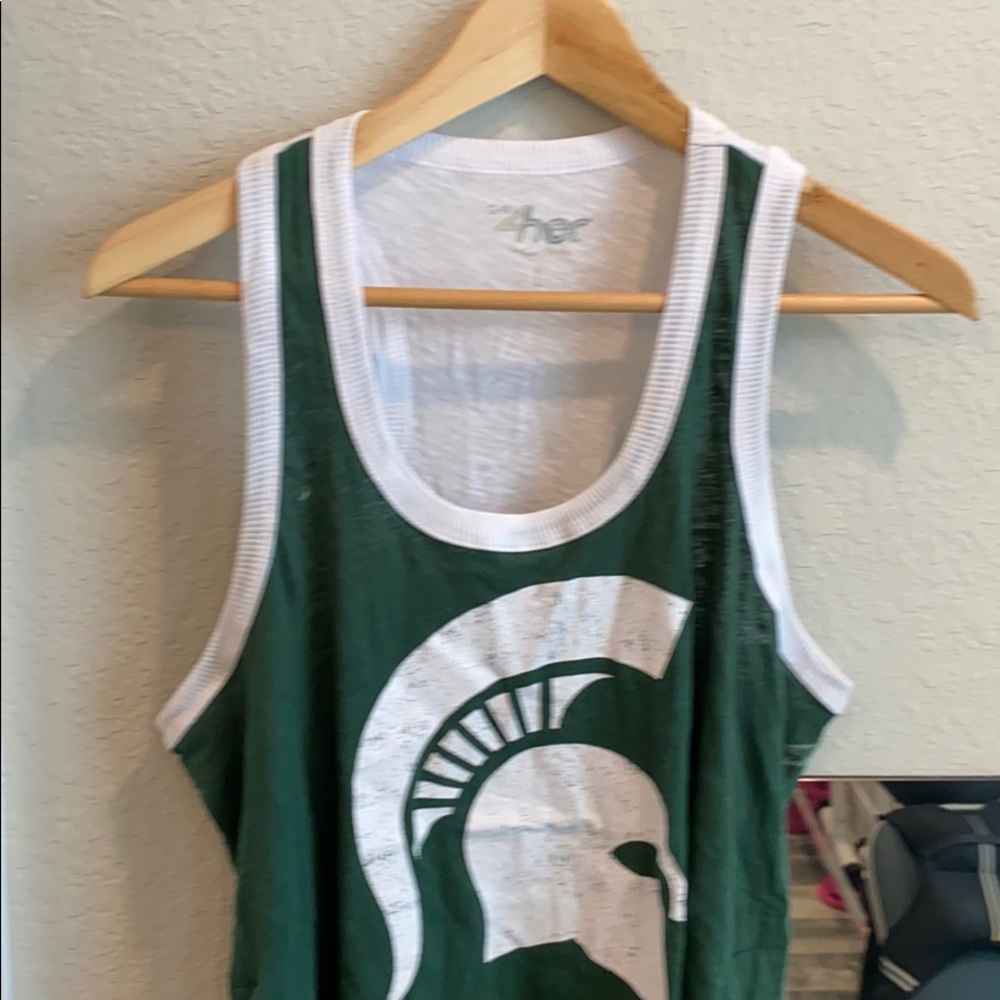 Michigan State tank top